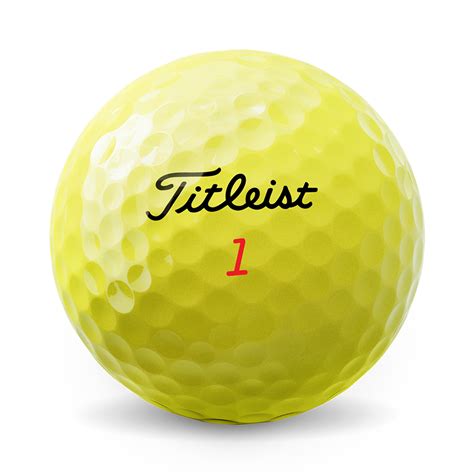 Titleist Trufeel Yellow Golf Balls Balls Prior Gen Golfonline