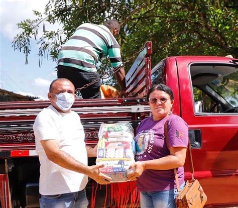 Secretaria De Agricultura Distribui Cestas B Sicas Para Moradores Do