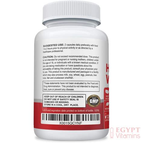 Nusapure Horny Goat Weed Extract 1000mg 120 Capsules Egypt Vitamins