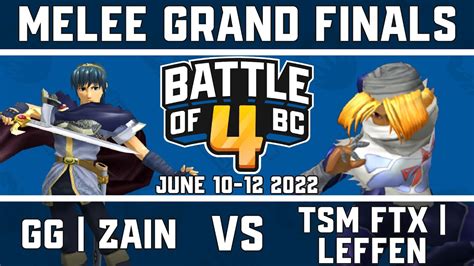 Golden Guardians Zain Vs TSM FTX Leffen Melee Singles Grand