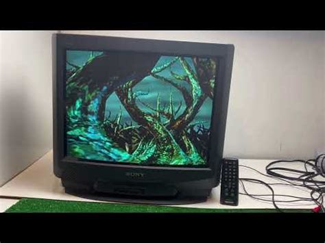 Sony Trinitron Crt Tube Tv Kv M Rare Remote Gaming Retro