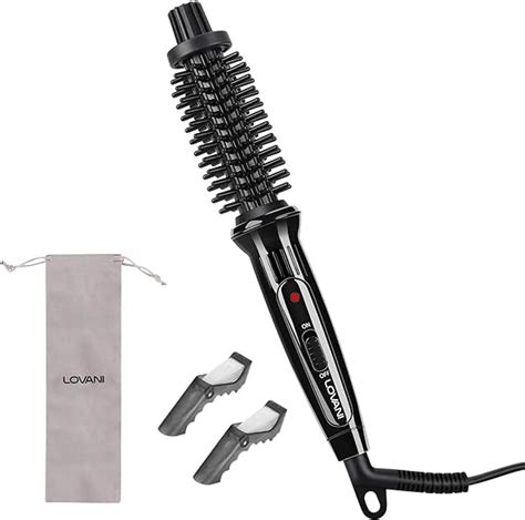 Lovani Mini Travel Hair Curling Iron Brushdual Voltage Portable Ceramic Ionic Anti Scald 34