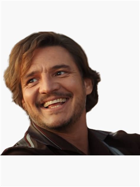 Pedro Pascal Meme Face Sticker For Sale By CupricDesignCo Redbubble