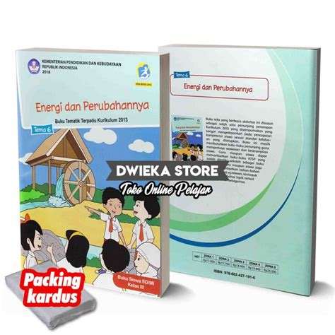 Jual Buku Siswa Tematik Kelas Tema Energi Dan Perubahannya K