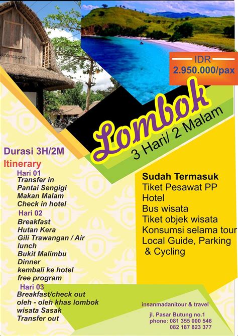 Media Promosi Untuk Wisata Di Lombok Wisata Lombok