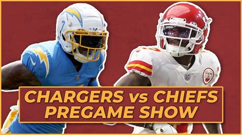 Los Angeles Chargers Vs Kansas City Chiefs Pregame Show YouTube