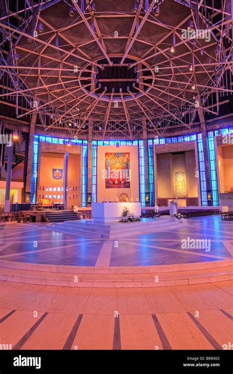 An Interior Photograph Of The Metropolitan Cathedral Of Christ The King