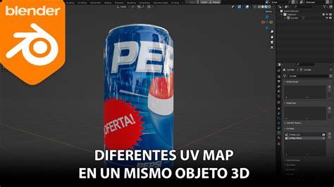 Usando Varios UV Maps En Un Mismo Objeto En Blender YouTube