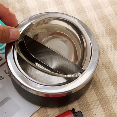 ORZ Portable Round Shape Stainless Steel Lid Windproof Smokeless