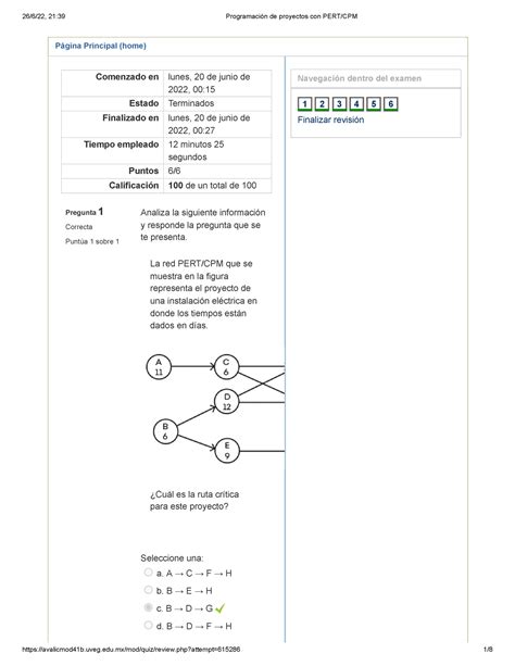 Programaci N De Proyectos Con Pert Cpm V P Gina Principal Home