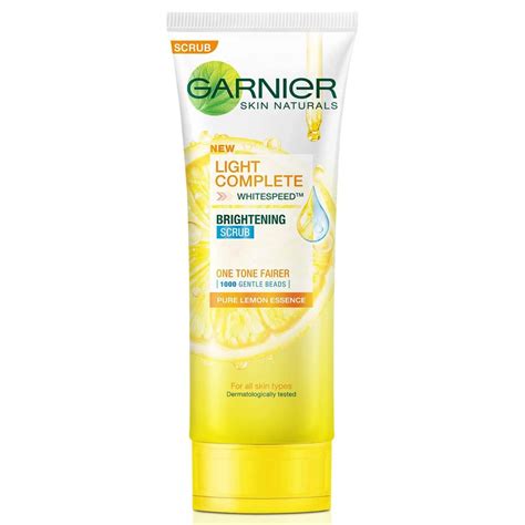 Jual Garnier Light Complete White Speed Brightening Scrub Cleanser Foam