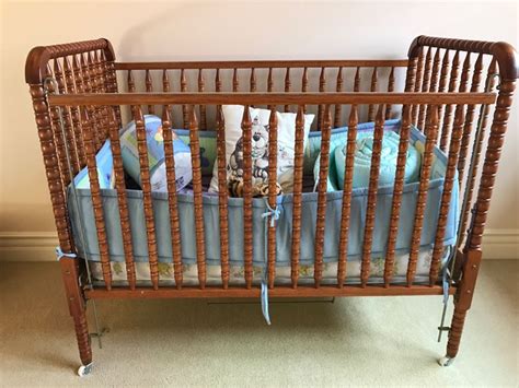 Vintage Wooden Nockonwood Baby Drop Side Crib With Various Baby Crib