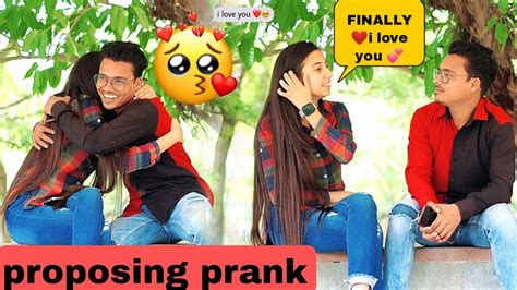 Proposing🥀🌹 Prank On Muskan Friend👰 Gone Wrong The Prank World Youtube