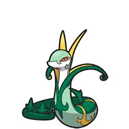 Serperior sprites gallery | Pokémon Database