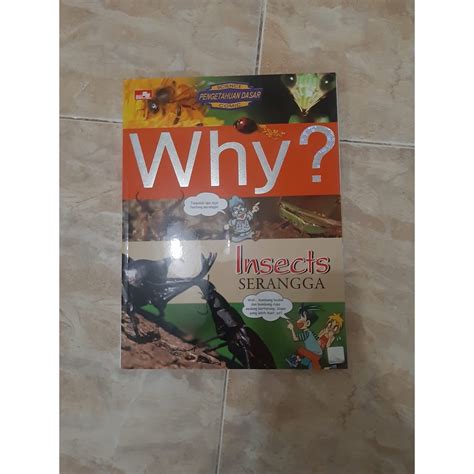 Jual Buku Komik Sains Why Insects Serangga Shopee Indonesia