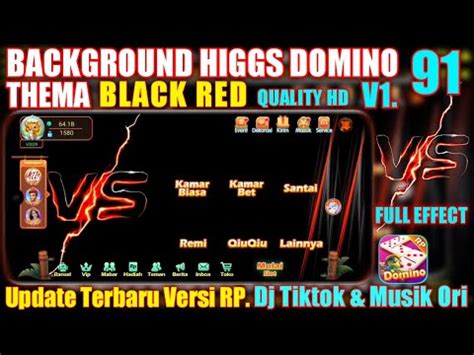 Backround Higgs Domino Island Theme Black Red Update Terbaru Versi