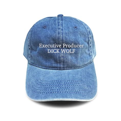 Executive Producer Dick Wolf Dad Hat Embroidered Baseball Cap Etsy