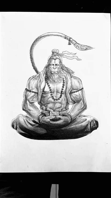 Hanuman Sketch Book Art Drawings Pencil Sketch Images Pencil