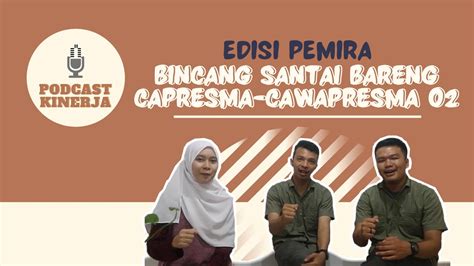 Edisi Pemira Bincang Santai Bareng Capresma Cawapresma 02 Unsri 2021