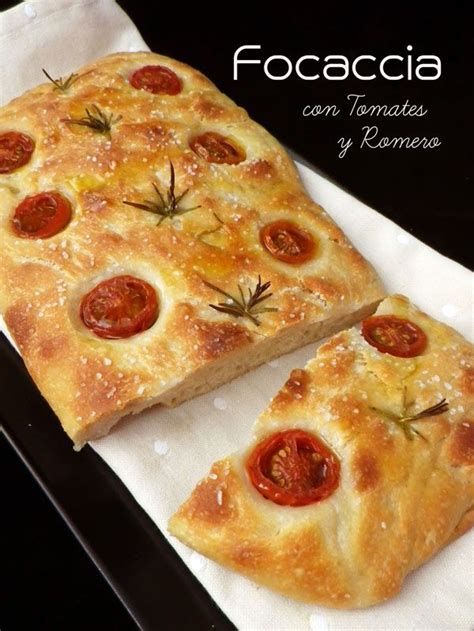 Cocina La Receta Focaccia Con Tomates Cherry Y Romero De Focaccia