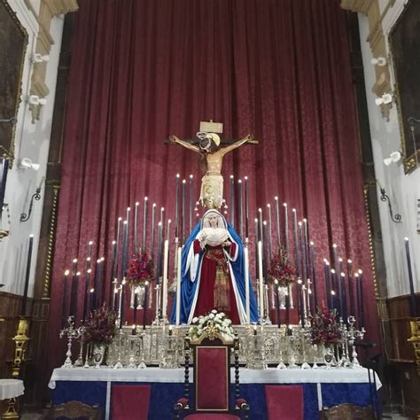 Triduo Del Santísimo Cristo De San Agustín Altar De Cultos Hermandad De San Roque Iglesia De