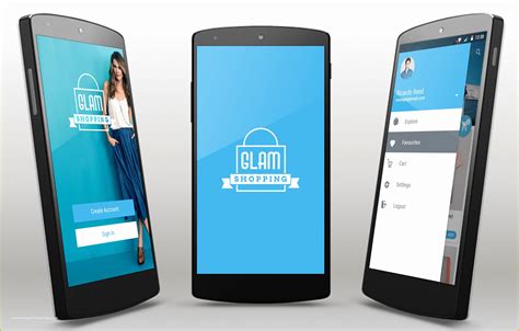 Android App Templates for android Studio Free Of Glam android App Template ...