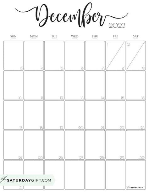 December 2023 Calendar Vertical - Get Calendar 2023 Update