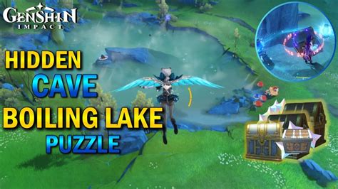 Boiling Lake Puzzle Hidden Cave 3 Hydroculus Fontaine Genshin