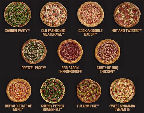 Pizza Hut Flavor Of Now Menu