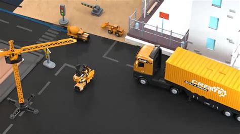 ของเลนโลหะผสมจำลองโมเดลวศวกรรมรถเครนรถขดรถดนดนรถบรรทกชด hot