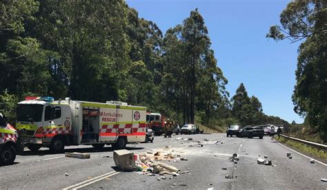 Two Airlifted To Hospital After Princes Highway Tomerong Crash