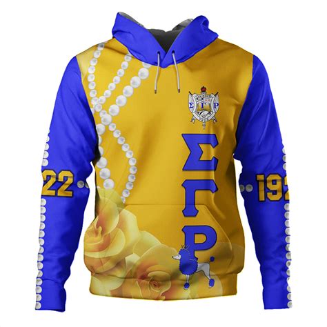 Sigma Gamma Rho Hoodie Yellow Tea Rose