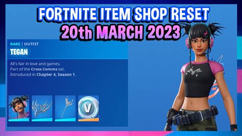 New Cross Comms Starter Pack Fortnite Item Shop Reset 20th March