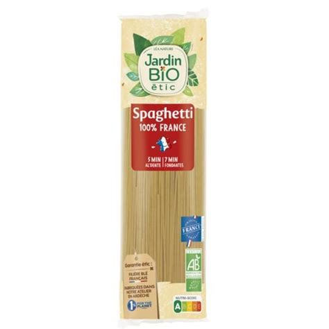 Jardin BIO étic Pâtes spaghetti Bio JARDIN BIO ETIC