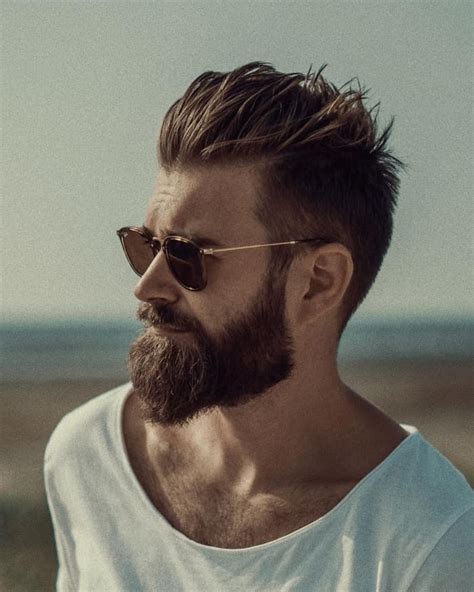 Hairstyle For Man With Beard Genuine Beard Styles For Round Face