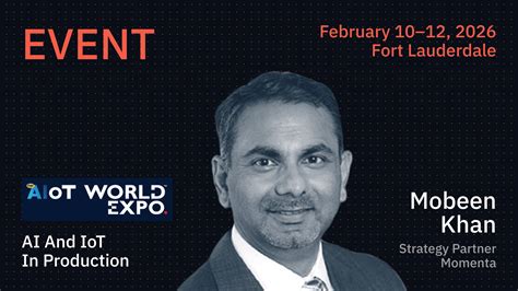meet momenta strategy partner mobeen khan  aiot world expo east