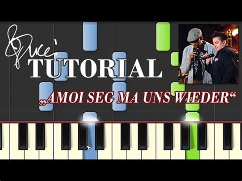 Andreas Gabalier Amoi Seg Ma Uns Wieder Piano Tutorial Midi Youtube