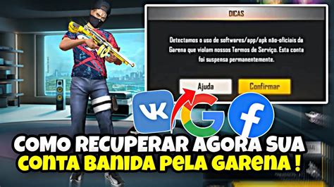 Como Recuperar Conta Pelo Id Como Desbanir Conta Do Free Fire Banida