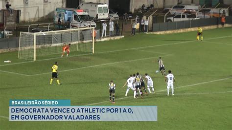 Brasileirão Série D Democrata Vence o Athletic por 1 a 0 Jogando no