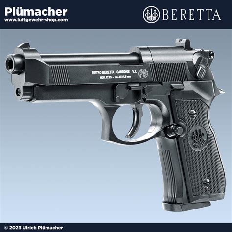 Beretta Fs Co Pistole Im Kaliber Mm Diabolo In Schwarzer