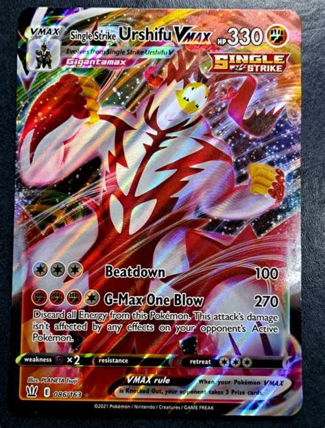 Trading Cards Pokemon Trading Cards Single Strike Urshifu Vmax