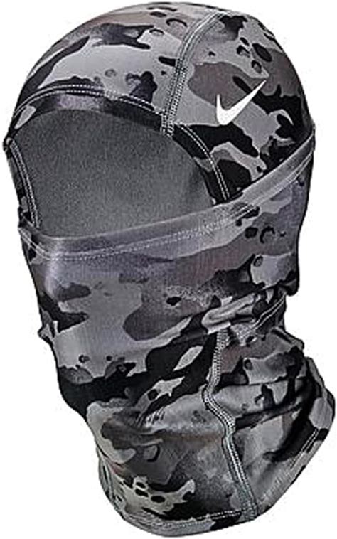 Nike Pro Therma Fit Hyperwarm Hood Balaclava Grey Camo Unisex