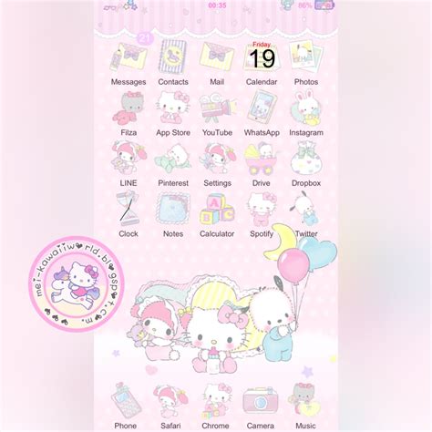 Kawaii World : Free Baby Sanrio Icons and Wallpapers