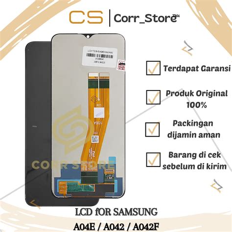 Jual LCD SAMSUNG A04E TOUCHSCREEN GALAXY A04E A042 A042F ORIGINAL