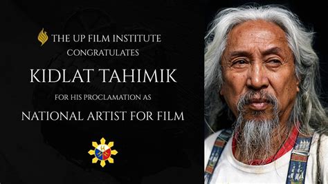 Up Film Institute Kidlat Tahimik Feted As National Artist For Film Up