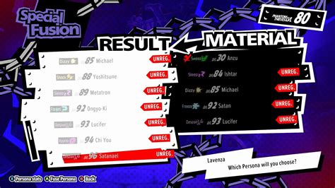 Persona 5 Tactica Fusion Guide Weapons Forging Special Fusion And