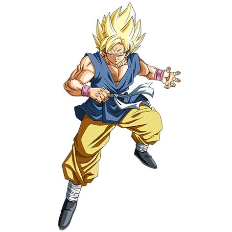 Adult Goku Ssj Gt Render [sdbh World Mission] By Maxiuchiha22 On