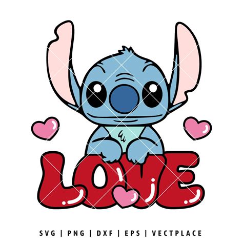 Stitch Valentine Svg Vectplace