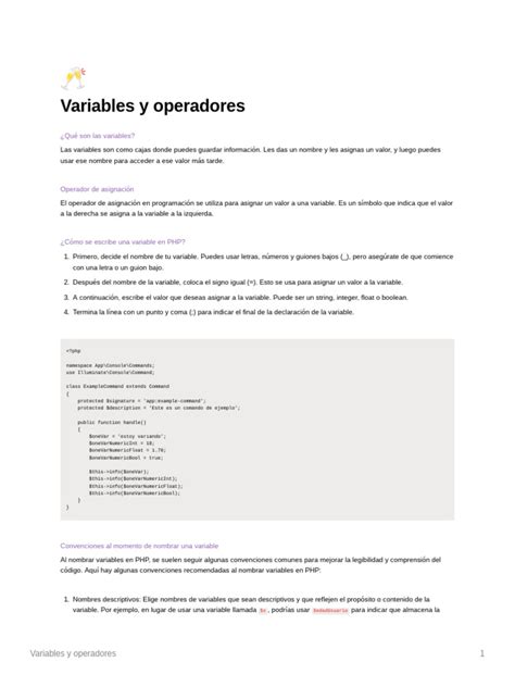 3 Variables Y Operadores Descargar Gratis Pdf Variable Informática Salario