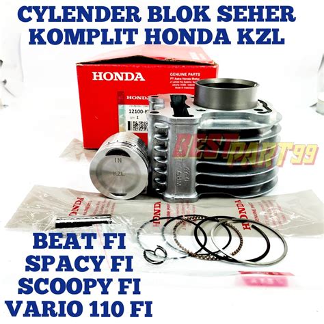 Jual Blok Mesin Seher Cylinder Piston Ring Komplit Honda Beat Fi Scoopy